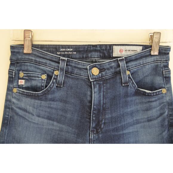 AG Adriano Goldschmied Jodi High Rise Slim Crop Flare Jeans Size 25 - Picture 2 of 6